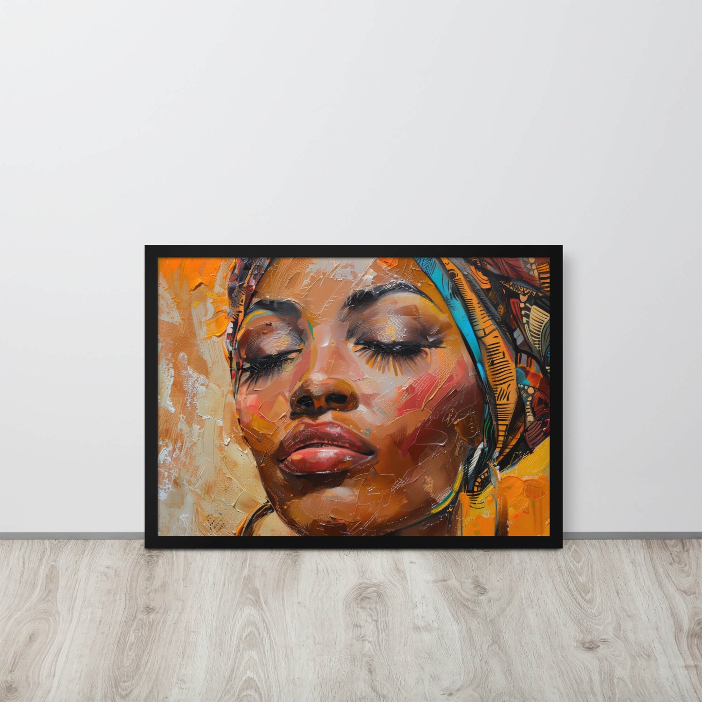 Tableau Africain Peinture Femme