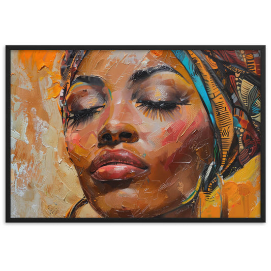 Art Africain Peinture Femme