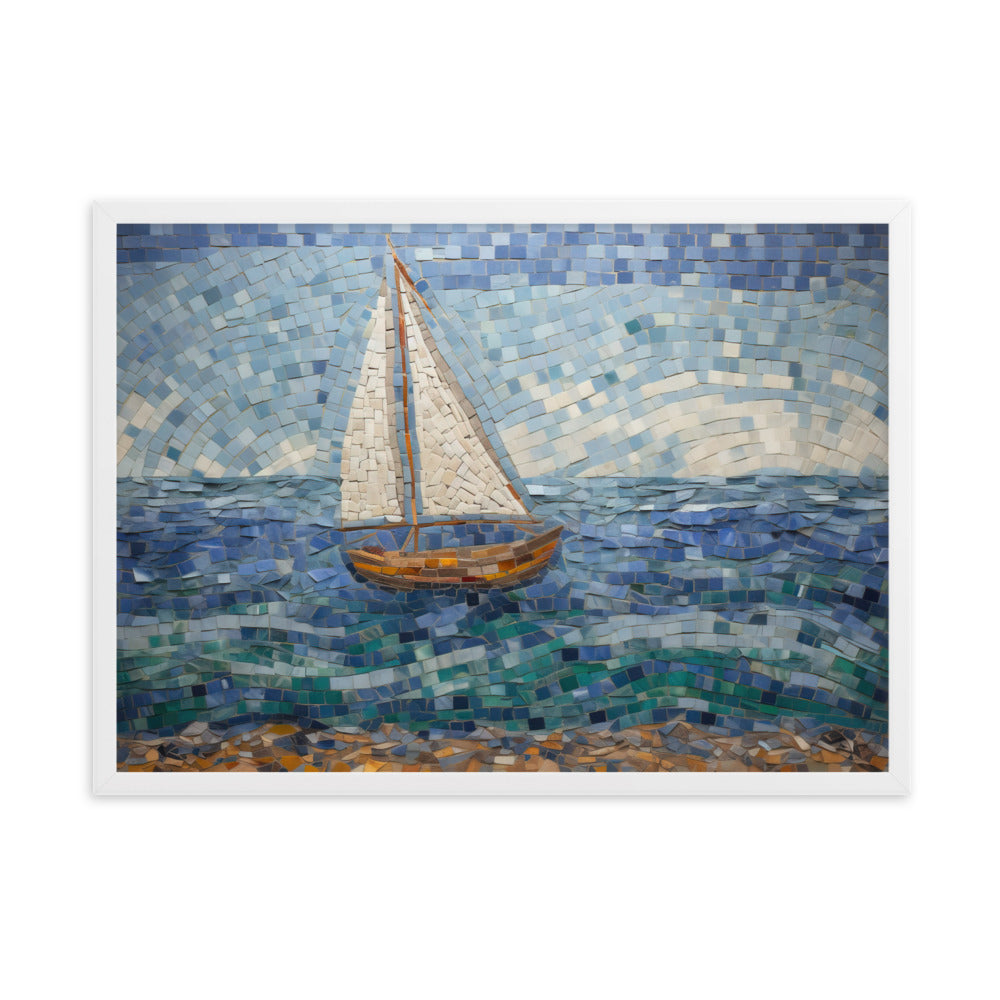 Tableau Mer Mosaïque