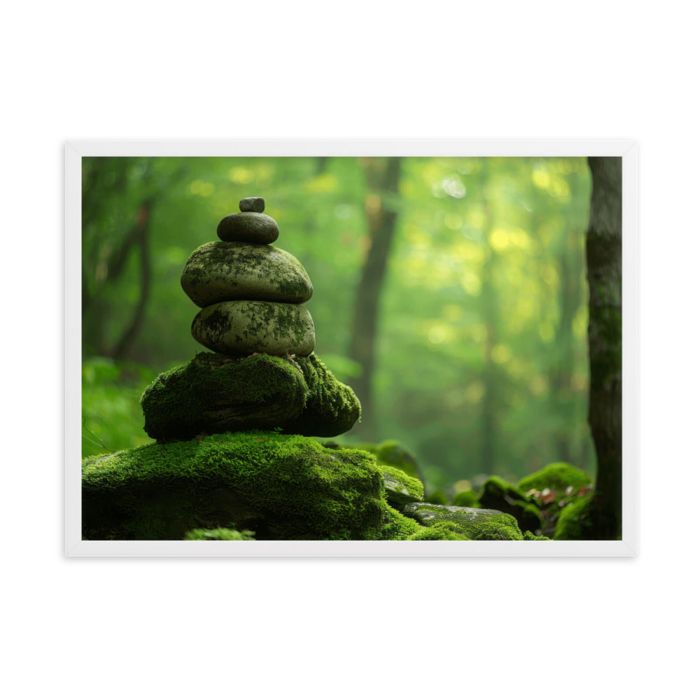 Tableau Zen Vert