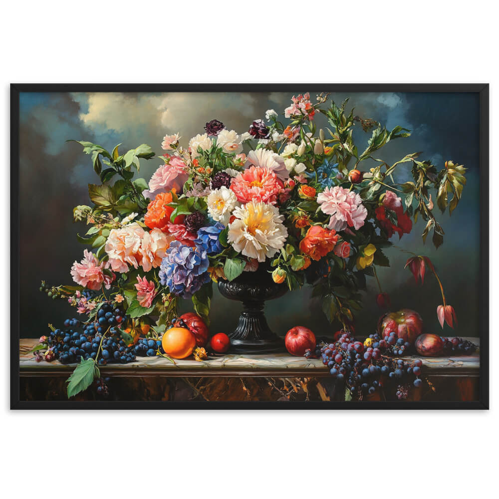 Nature morte fleurs peinture