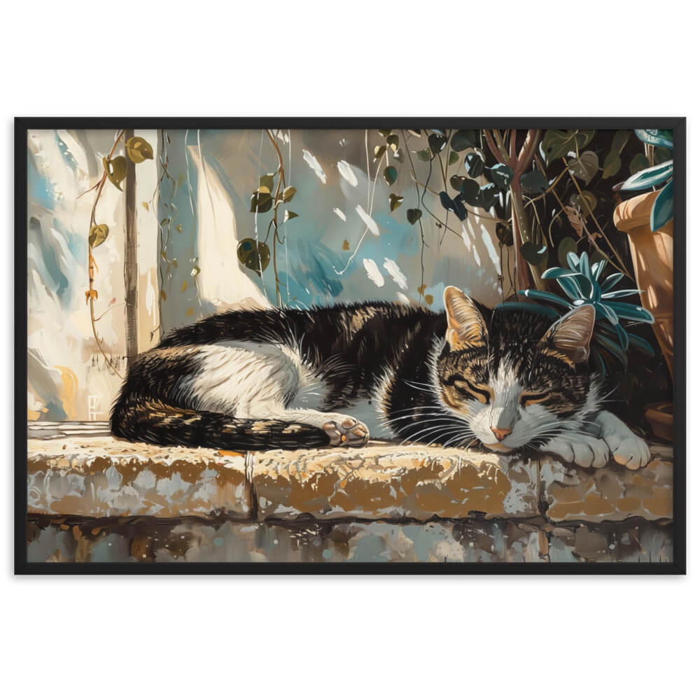 Peinture chat