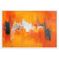 Tableau Abstrait Orange