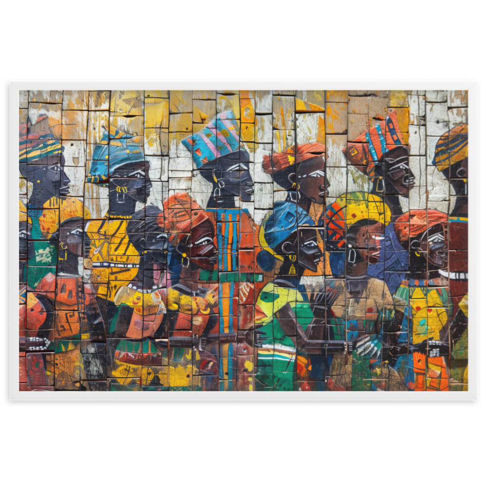 Tableau Africain Couleur