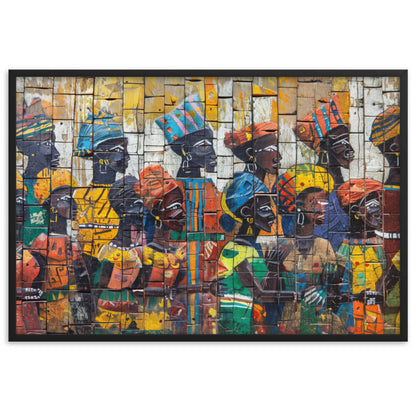 Tableau Africain Couleur