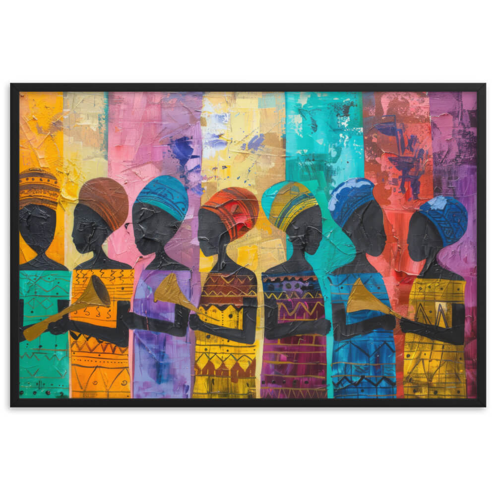 Tableau africain peinture