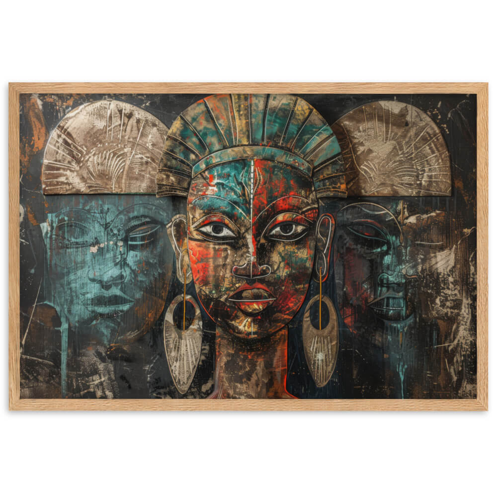 Tableau Africain Vintage