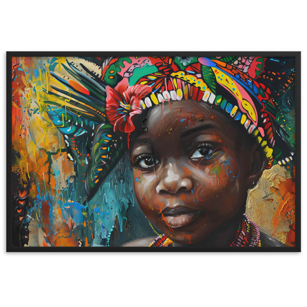 Tableau Afrique enfant