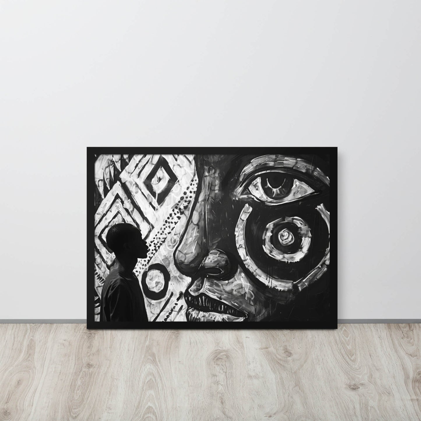 Tableau Afrique Noir et Blanc