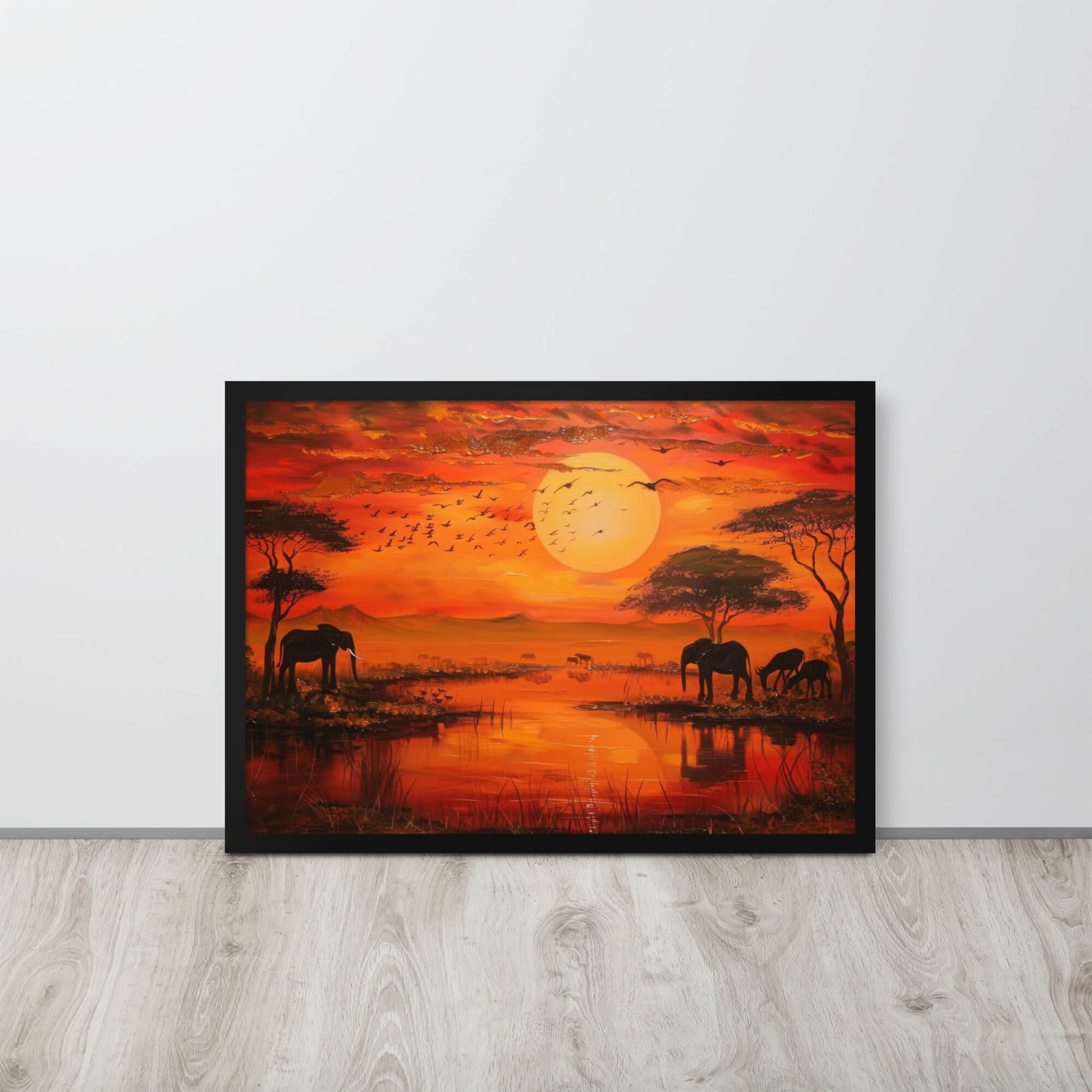 Tableau Africain Paysage