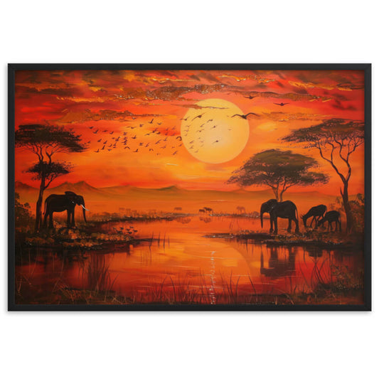 Tableau Afrique Paysage