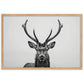 Tableau Cerf Noir