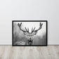 Tableau Cerf Noir Et Blanc