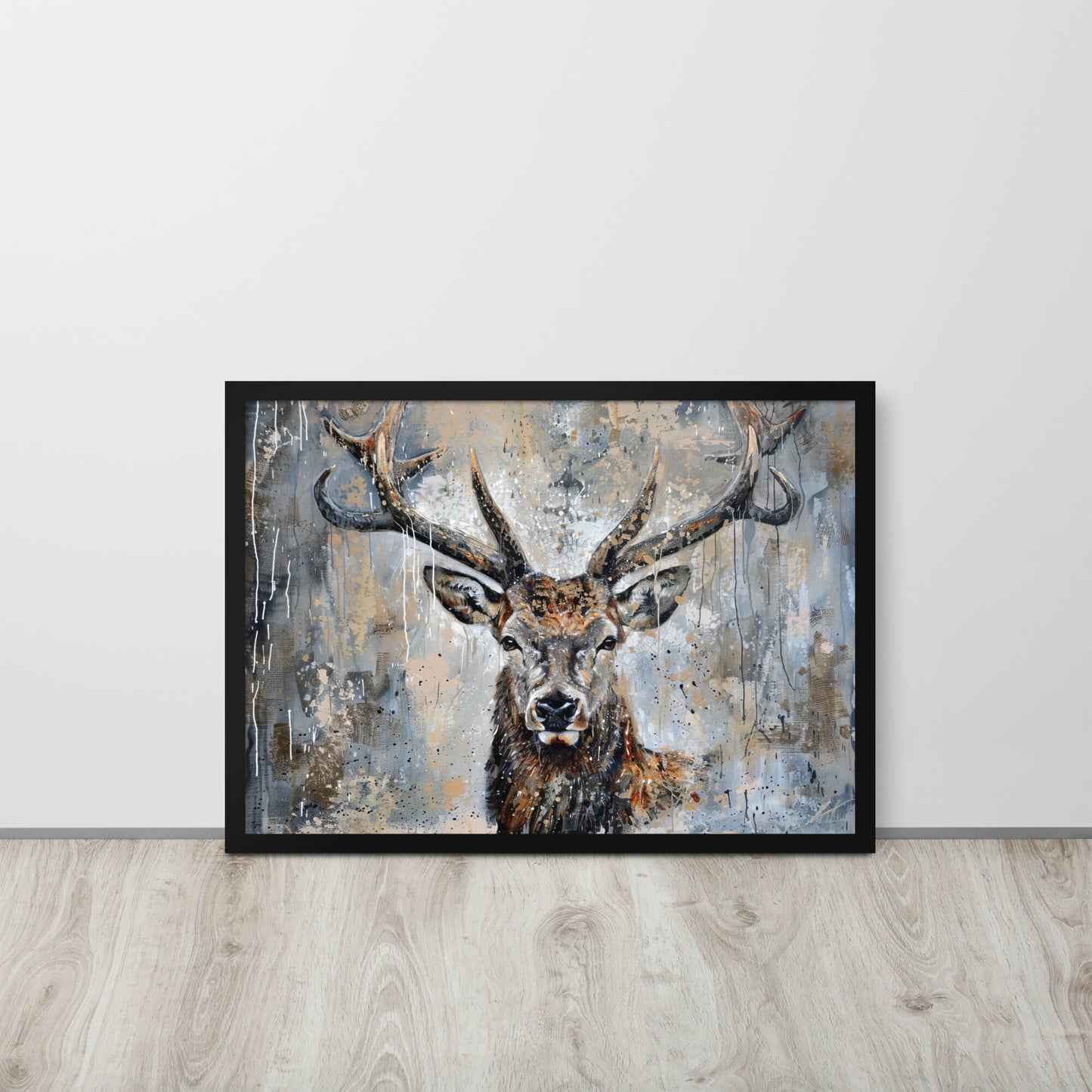 Tableau Cerf Peinture