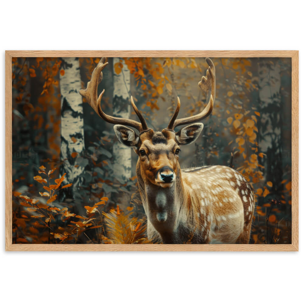 Tableau Cerf Camouflage