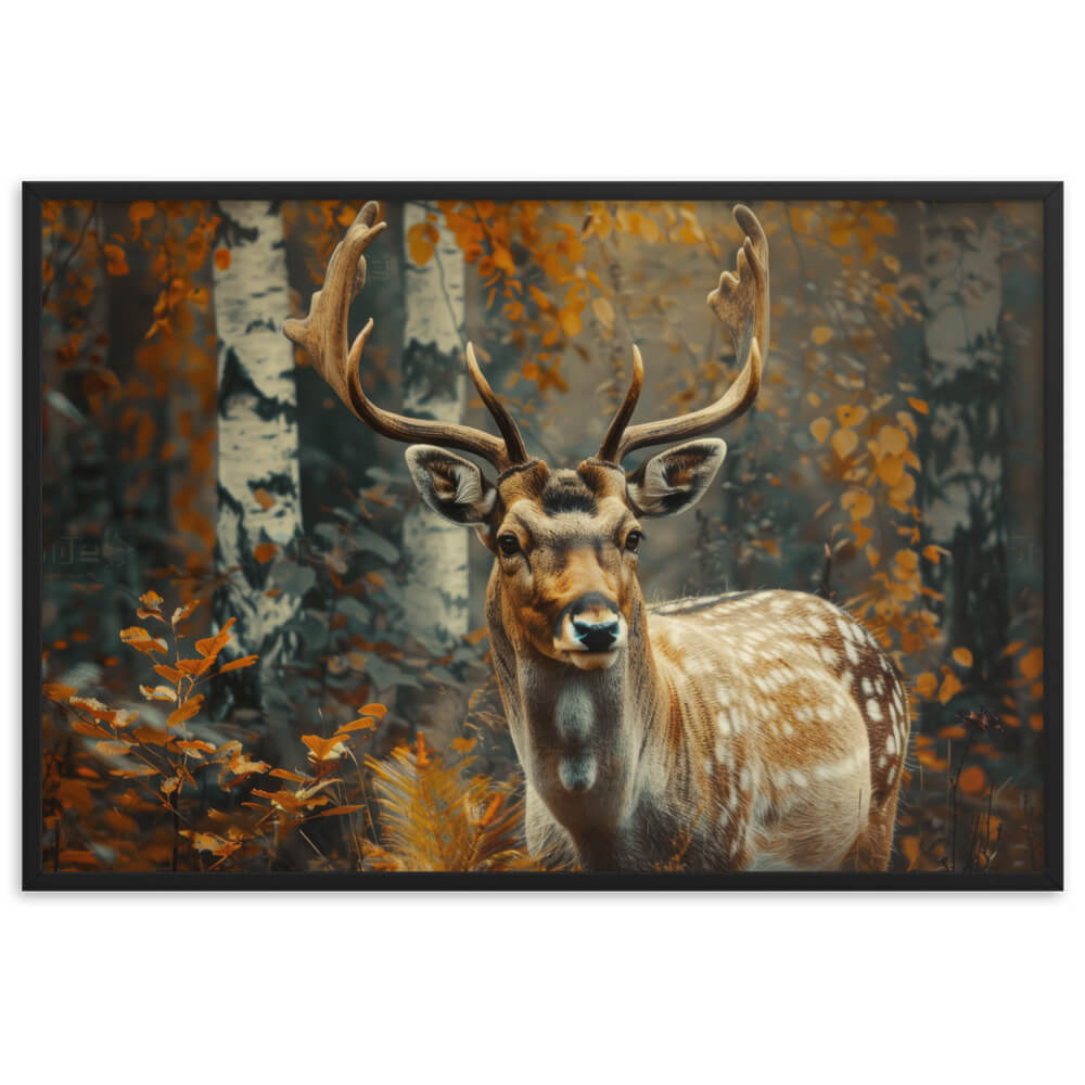 Tableau cerf sur toile