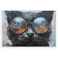 Tableau Chat Lunettes