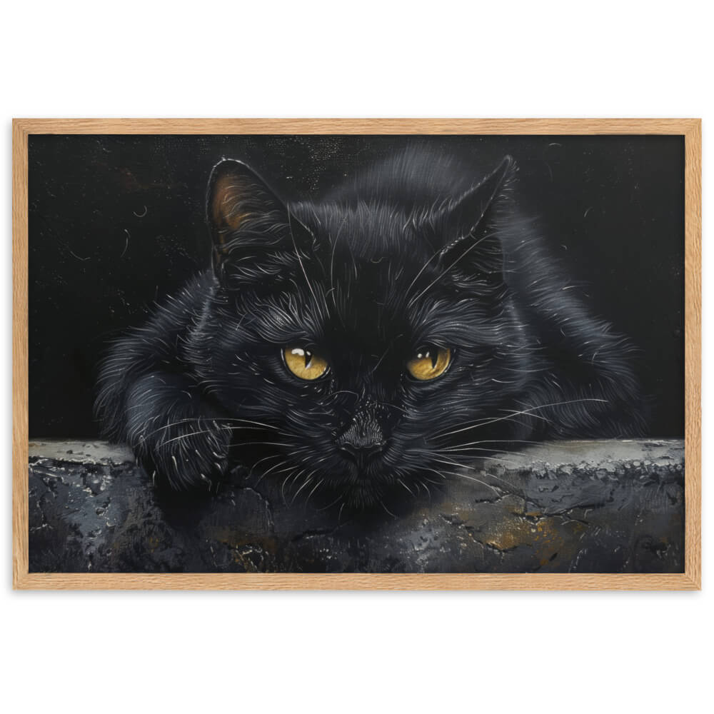 Tableau Chat Noir