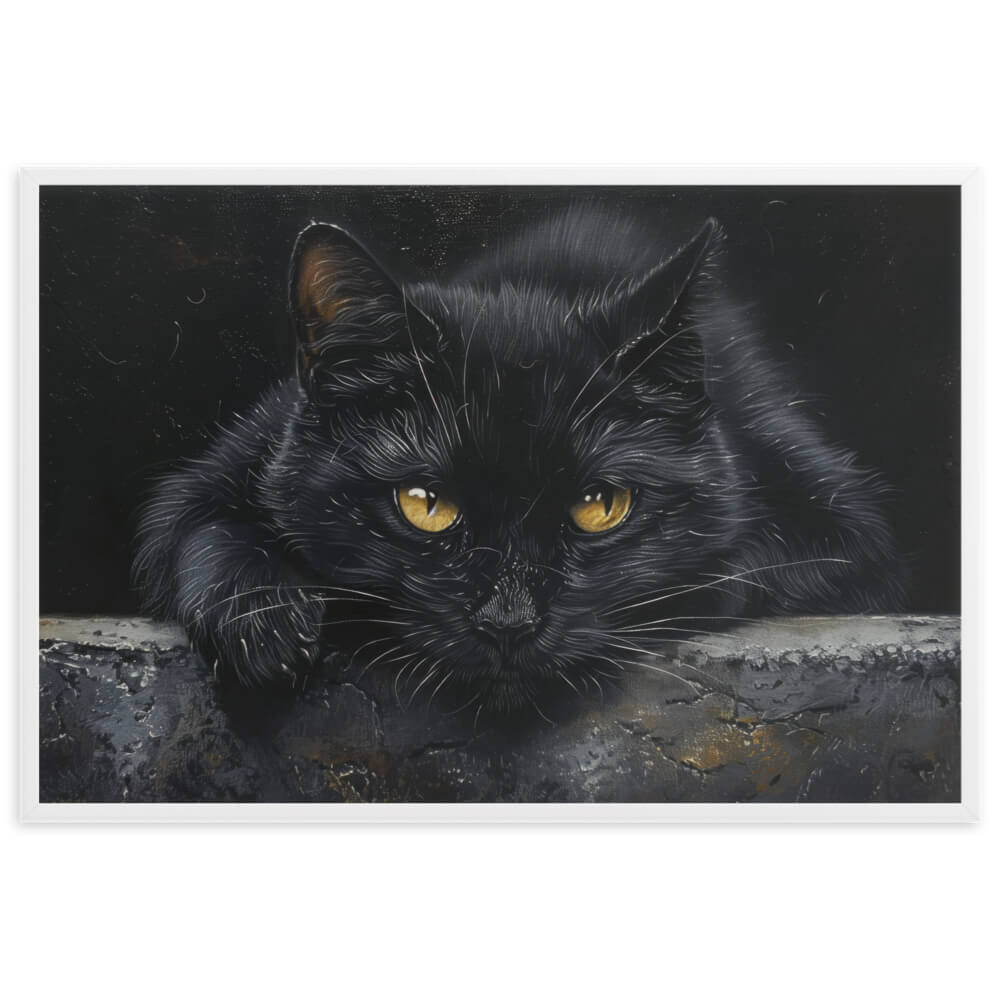 Tableau Chat Noir