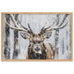 Tableau Cerf Neige