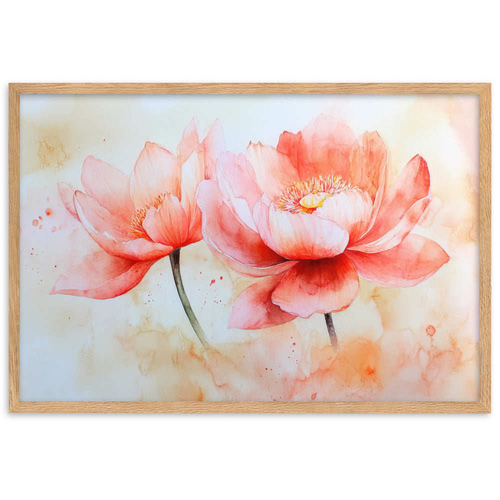 Tableau Fleur Aquarelle