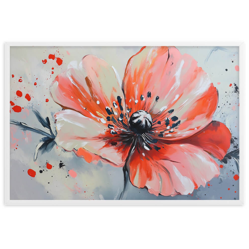 Tableau Fleur Contemporain