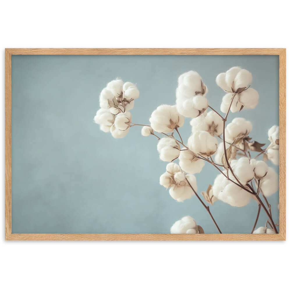 Tableau Fleur Coton