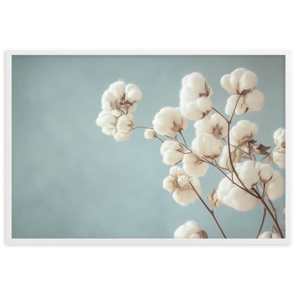 Tableau Fleur Coton