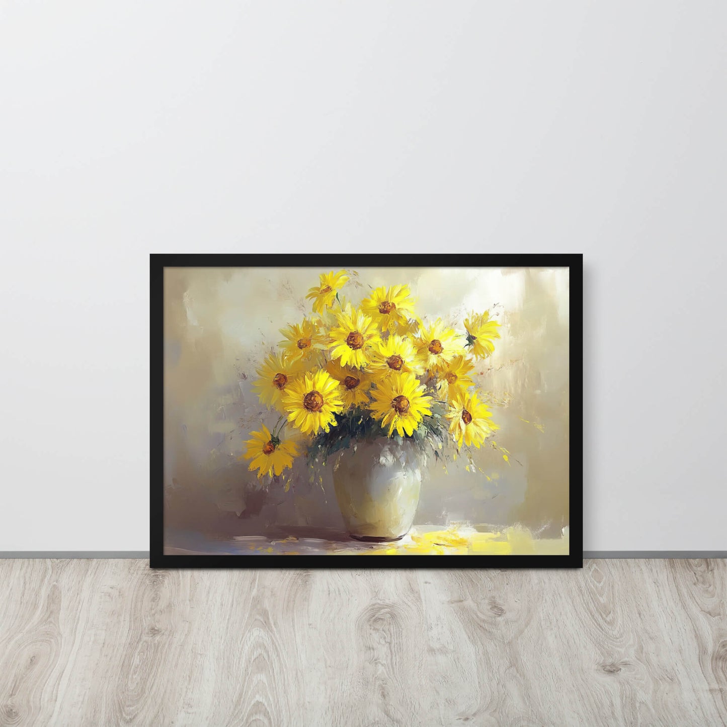 Tableau Fleur Jaune