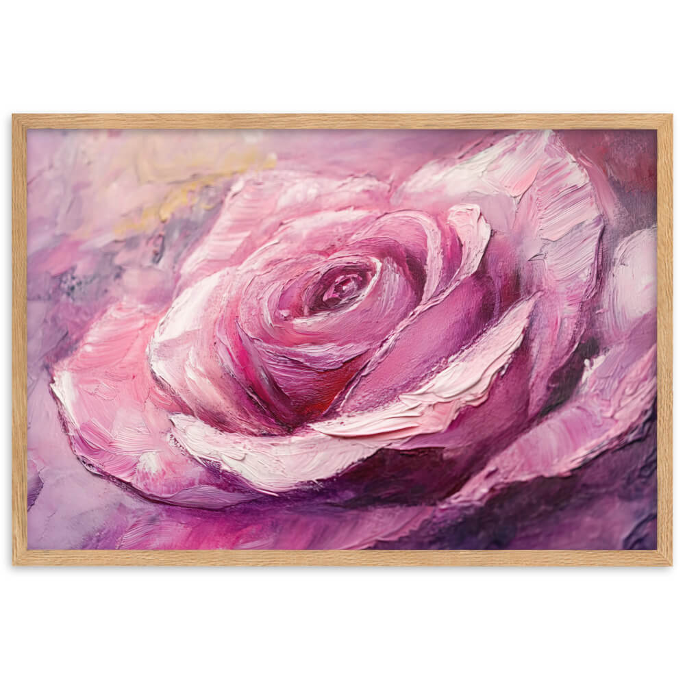 Tableau Fleur Rose