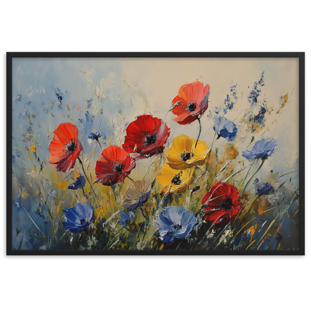 tableau fleurs des champs