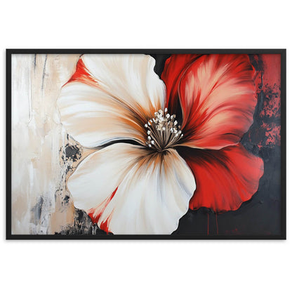 Tableau fleur moderne