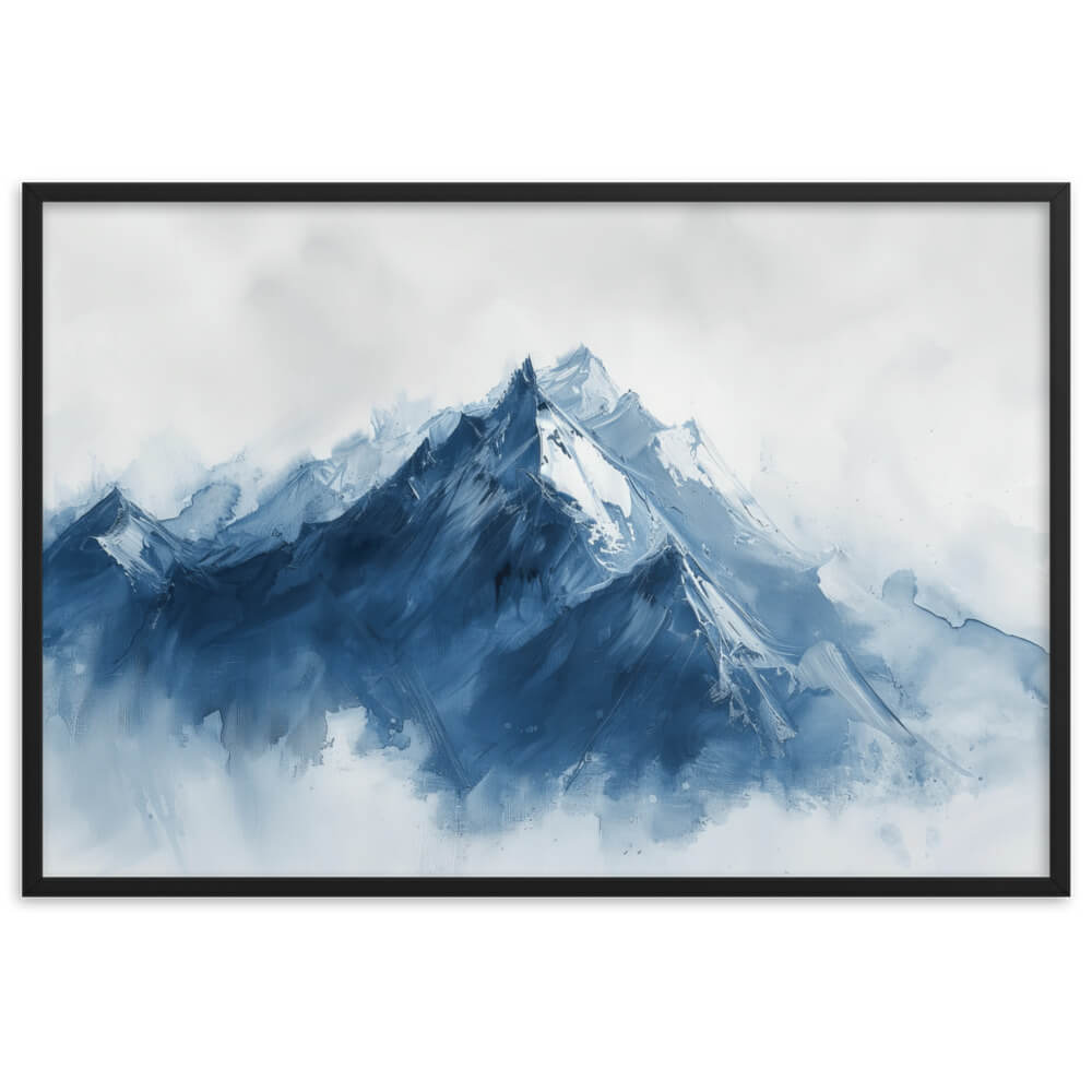 Tableau illustration montagne