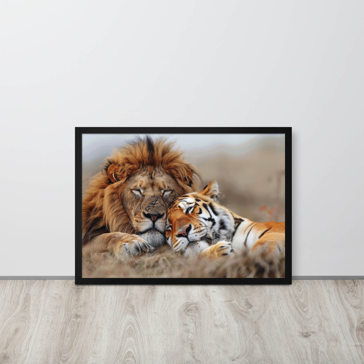 Tableau Lion Et Tigre