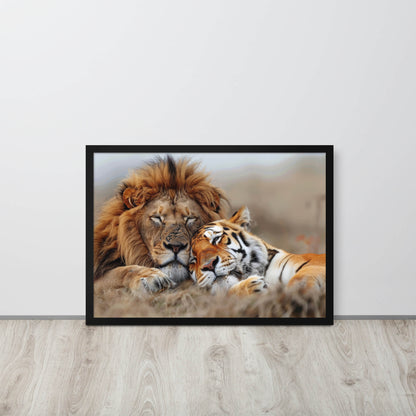 Tableau Lion Et Tigre