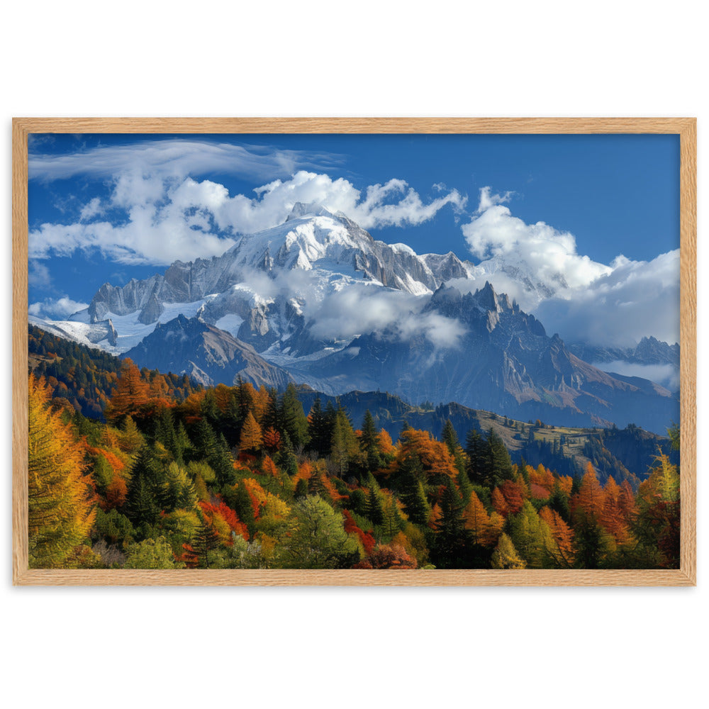 Tableau Montagne Mont Blanc