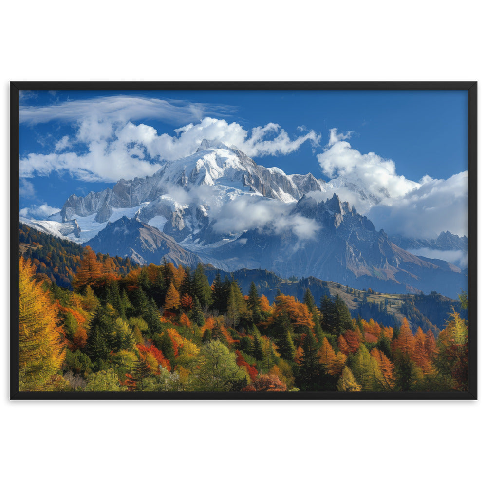 Tableau montagne Mont Blanc