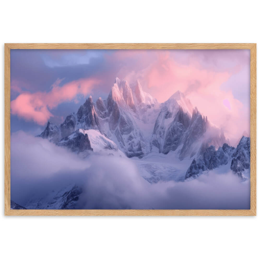 Tableau Montagne Pastel