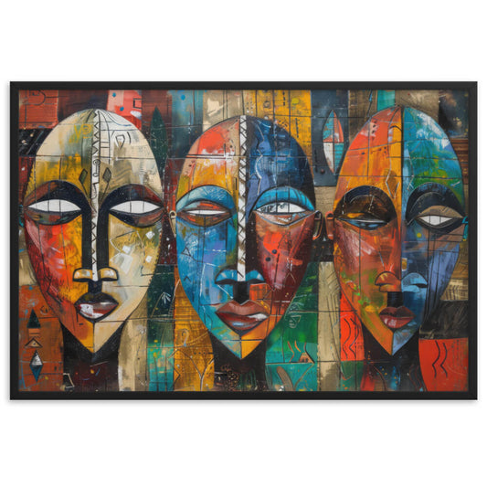 Tableau mural africain