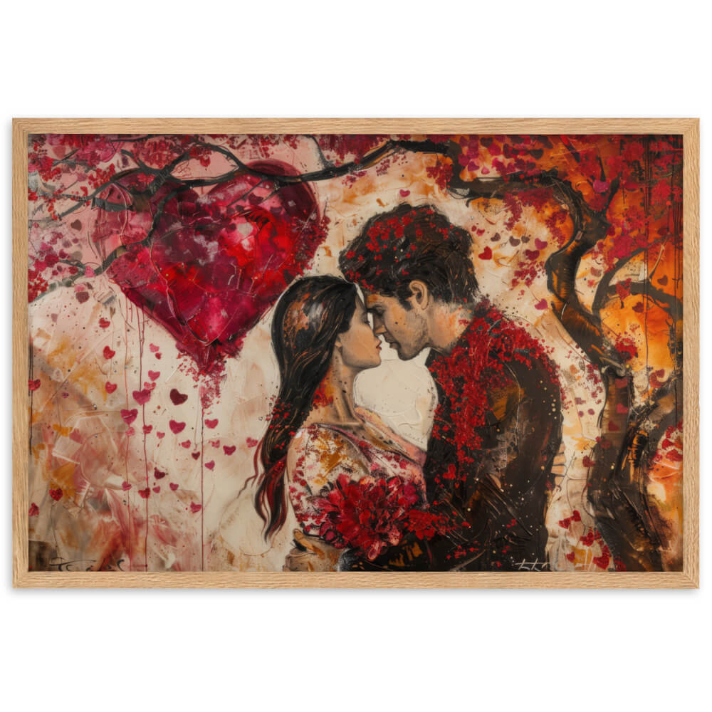 Tableau Amour Couple Heureux