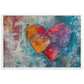 Tableau Amour Double Coeur