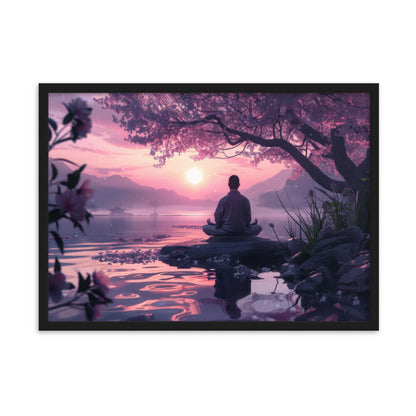 Tableau zen rose