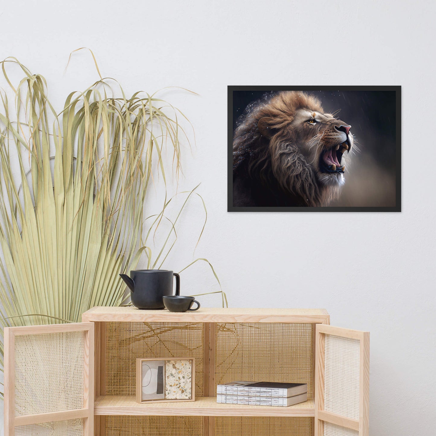 Tableau Lion Qui Rugit