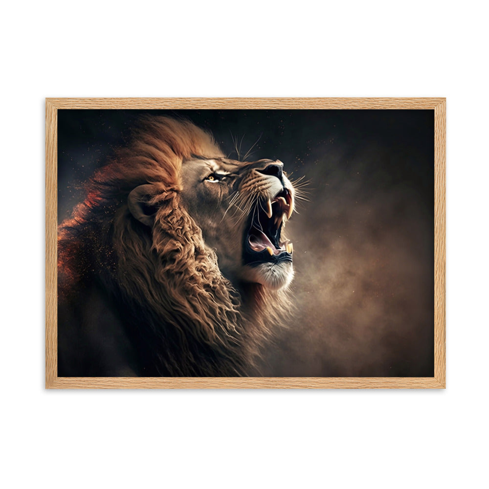 Tableau Lion Rugissant