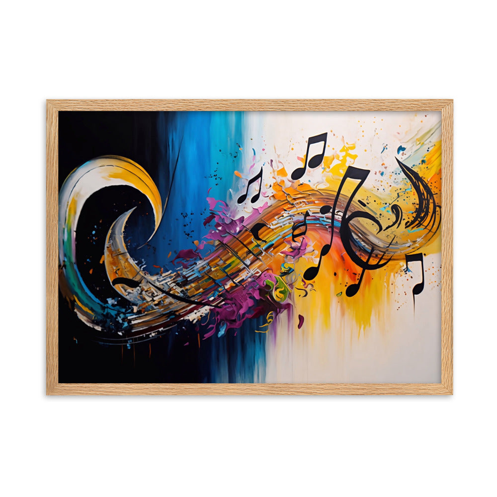 Tableau Abstrait Musique