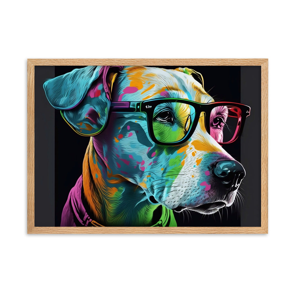 Tableau Pop Art Chien