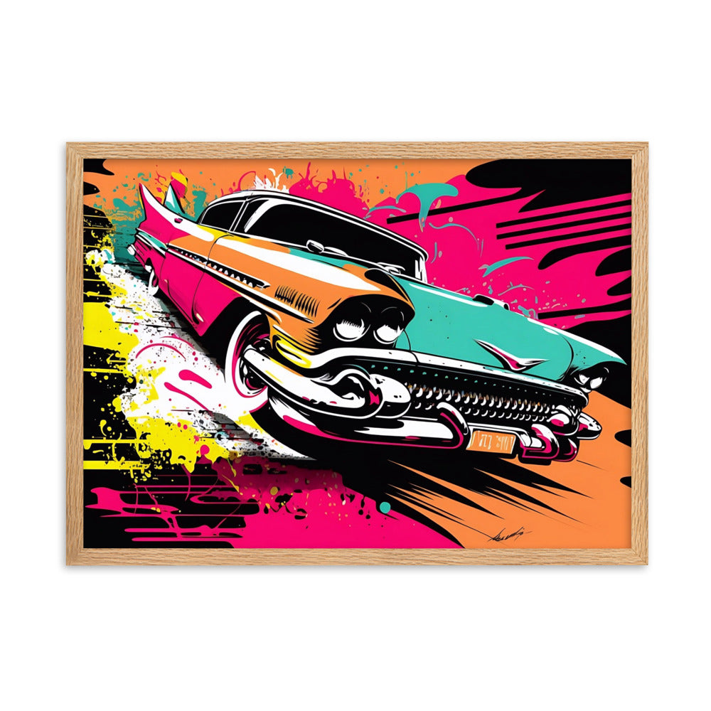 Tableau Pop Art Voiture