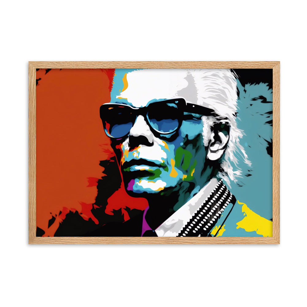 Tableau Pop Art Karl Lagerfeld