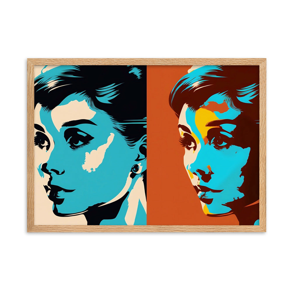 Tableau Pop Art Audrey Hepburn