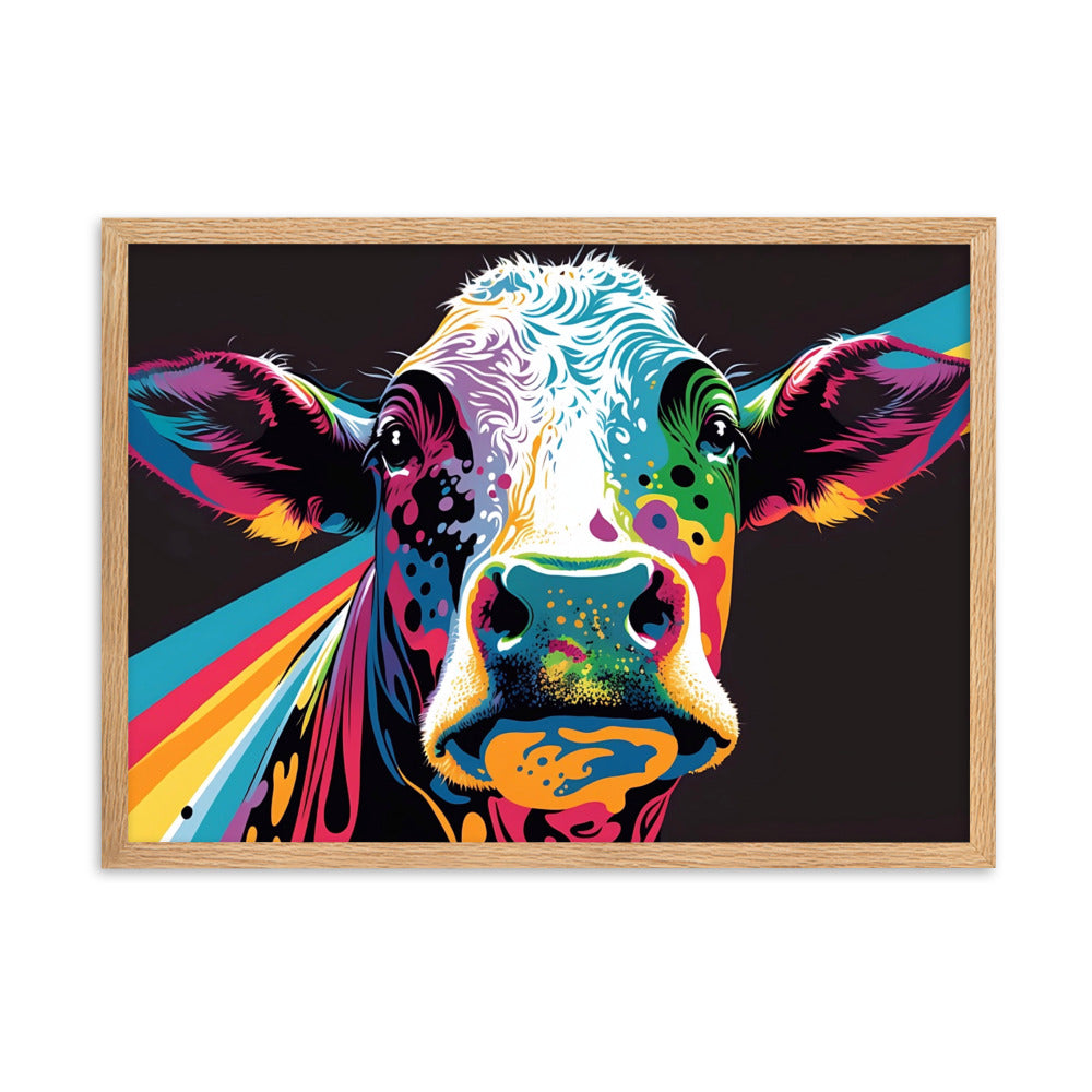 Tableau Pop Art Vache